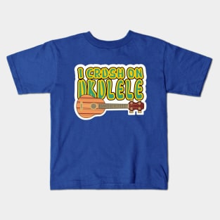I crush on ukulele Kids T-Shirt